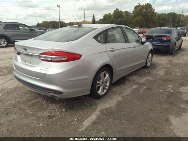 3FA6P0LU6JR162615 Ford Fusion Hybrid Se