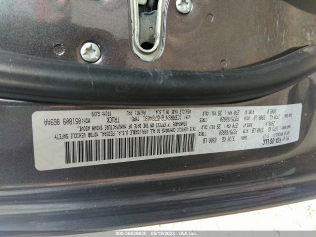 RAM 1500 Laramie 2017 1C6RR6NT6HS784081 Image 10