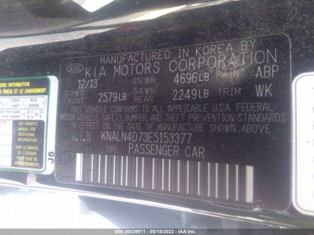 KNALN4D73E5153377 KIA Cadenza Premium