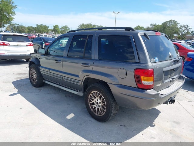 2003 JEEP GRAND CHEROKEE OVERLAND VIN: 1J8GW68J63C542731