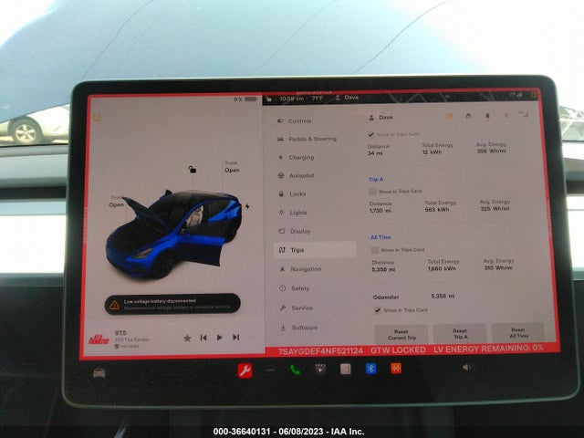 Tesla Model Y Performance 2022 7SAYGDEF4NF521124 Image 7