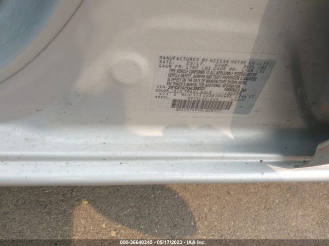 3N1CN7APXHL858337 Nissan Versa Sedan S Plus