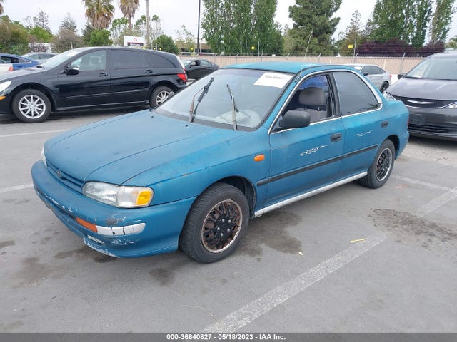 1993 SUBARU IMPREZA L PLUS VIN: JF1GC2447PH517182