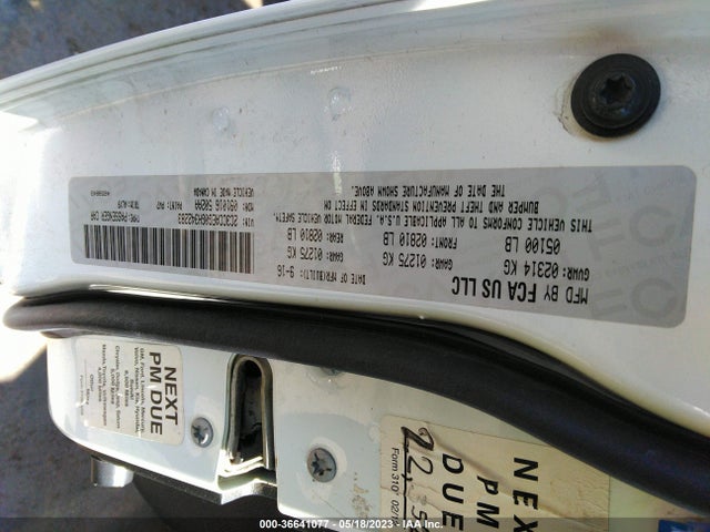 2C3CCAEG0GH342283 Chrysler 300 300c