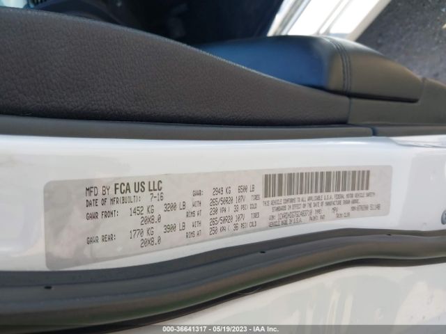 1C4RDHDG7GC483710 Dodge DURANGO LIMITED