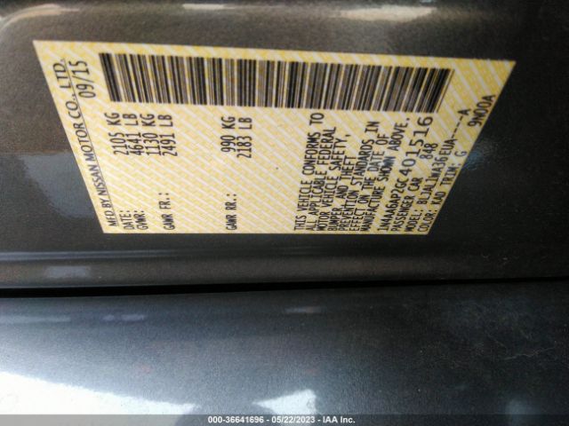 1N4AA6AP2GC401516 Nissan Maxima 3.5 Sr