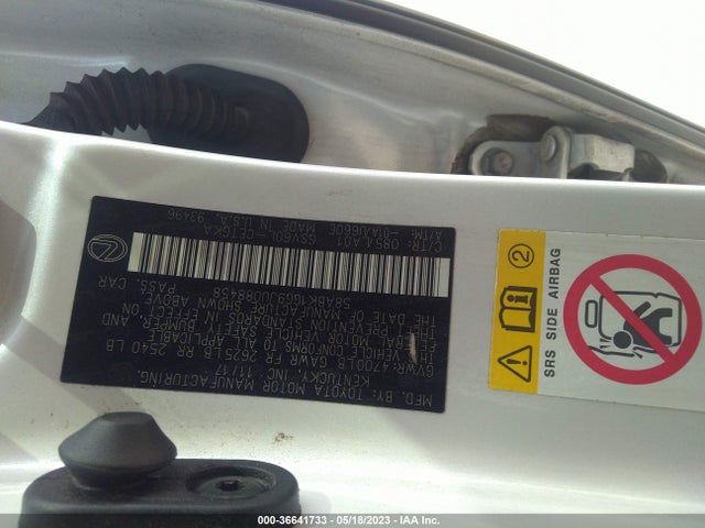 58ABK1GG9JU088458 Lexus Es Es 350