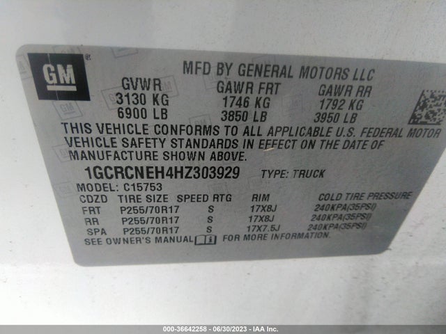 Chevrolet Silverado 1500 Ls 2017 1GCRCNEH4HZ303929 Image 10