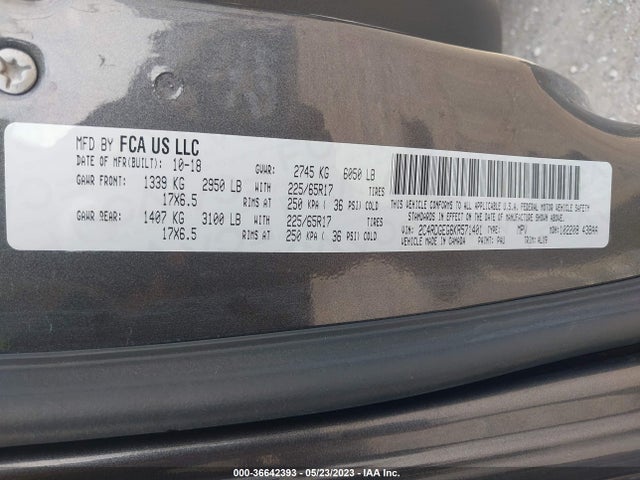 Dodge Grand Caravan Gt 2019 2C4RDGEG6KR571401 Image 9