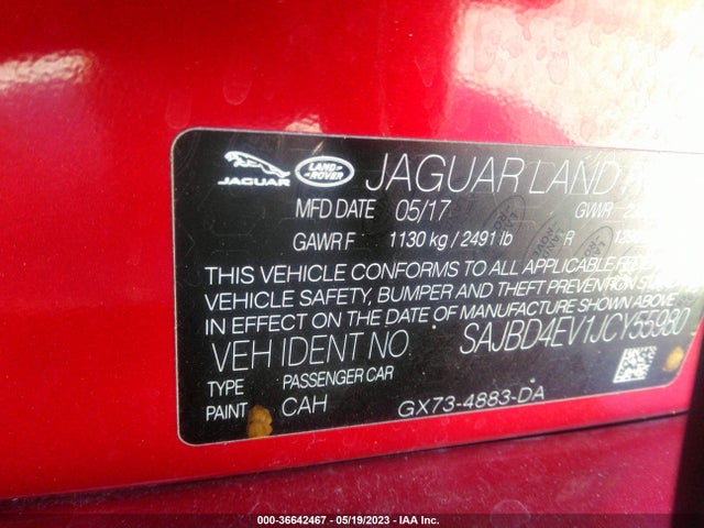 Jaguar Xf 35t Premium 2018 SAJBD4EV1JCY55980 Image 9