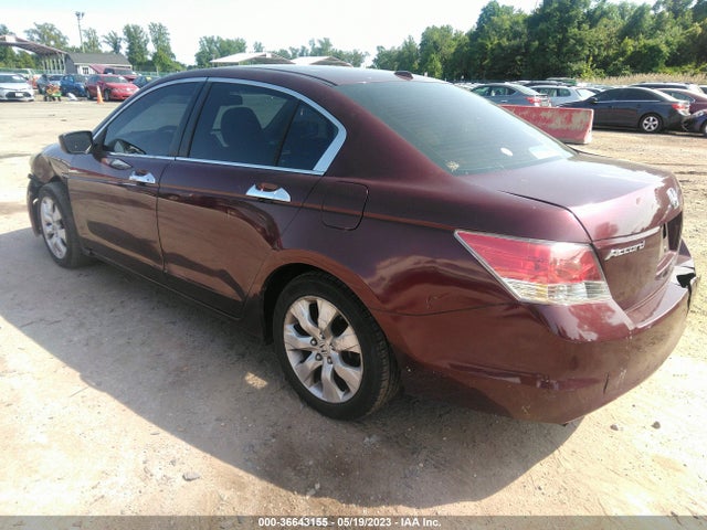 2008 HONDA ACCORD SDN EX-L VIN: 1HGCP36878A006263