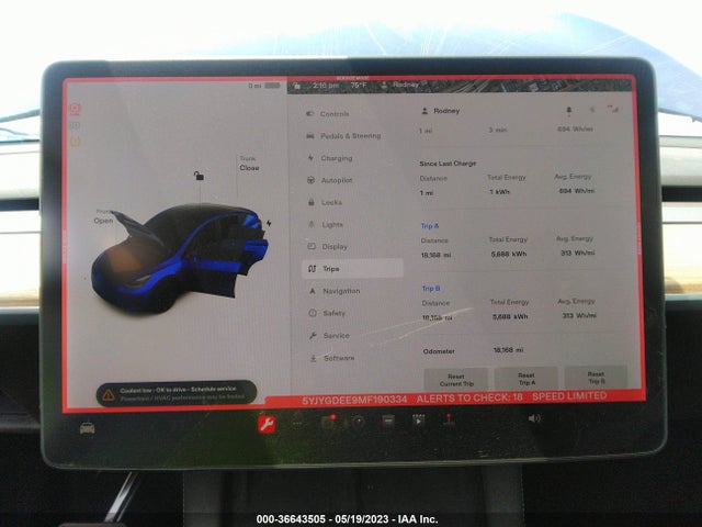 Tesla Model Y Long Range 2021 5YJYGDEE9MF190334 Image 7