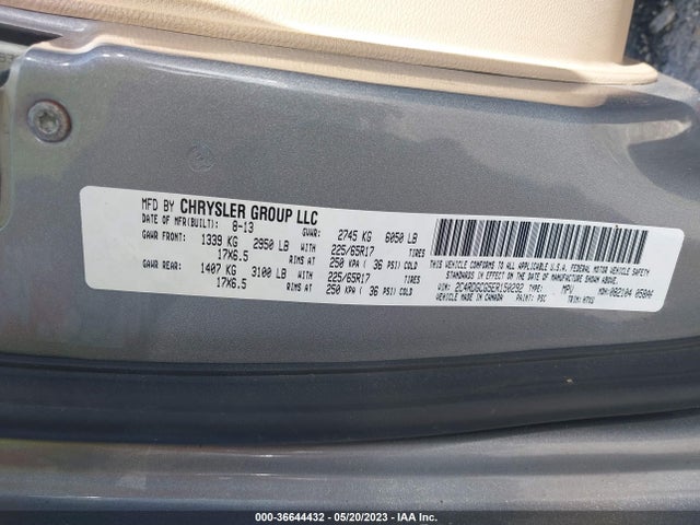 Dodge Grand Caravan Sxt 2014 2C4RDGCG5ER150292 Image 9