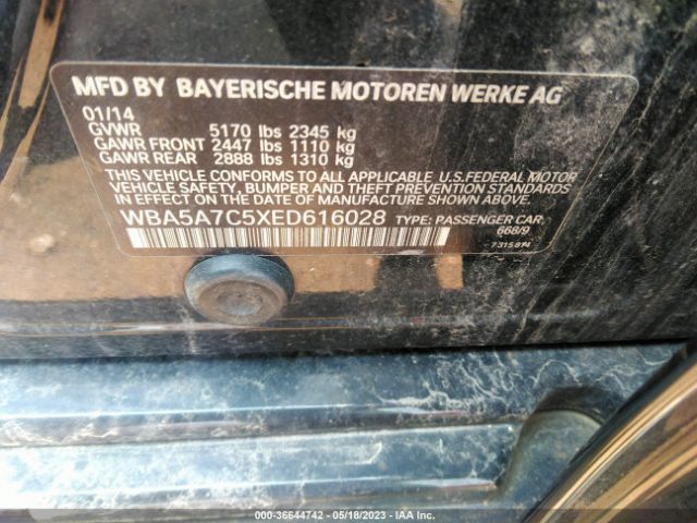WBA5A7C5XED616028 BMW 5 Series 528i Xdrive