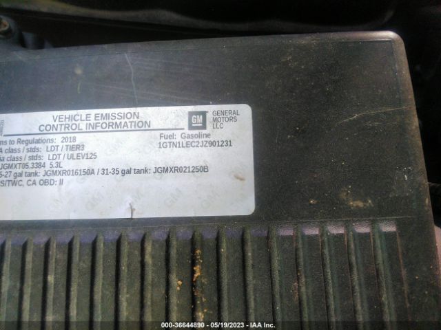 1GTN1LEC2JZ901231 GMC SIERRA 1500