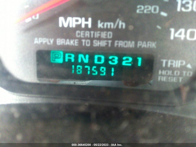 2001 CHEVROLET IMPALA VIN: 2G1WF55K619303199