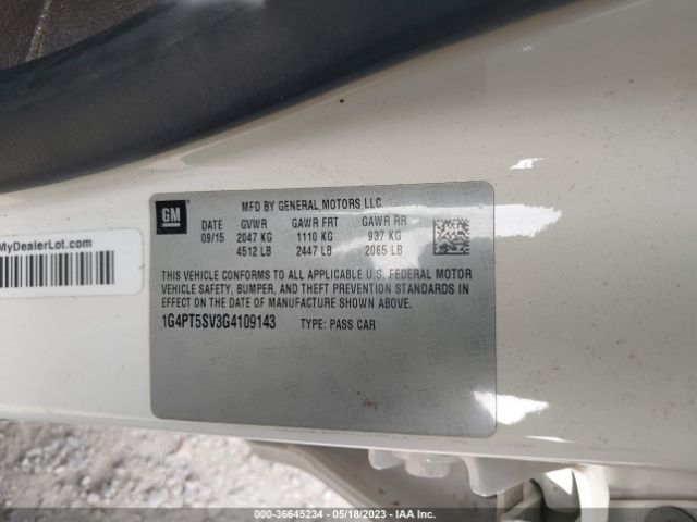 1G4PT5SV3G4109143 Buick Verano Premium Turbo Group