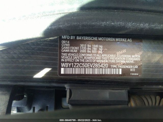 WBY1Z2C50EV285420 BMW I3