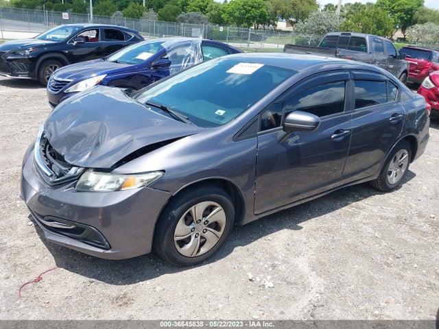 Honda Civic Sedan Lx 2015 19XFB2F56FE114958 Image 2