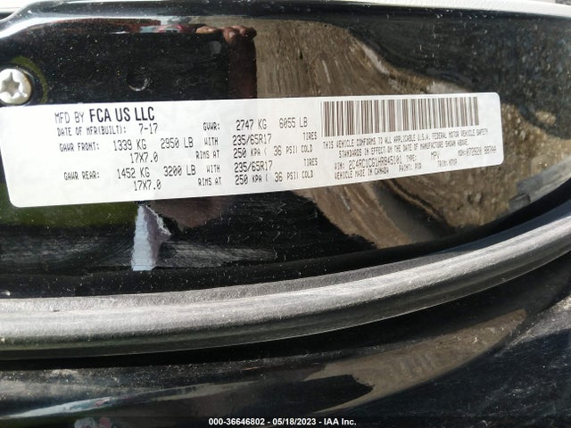 Chrysler Pacifica Lx 2017 2C4RC1CG1HR845101 Image 9