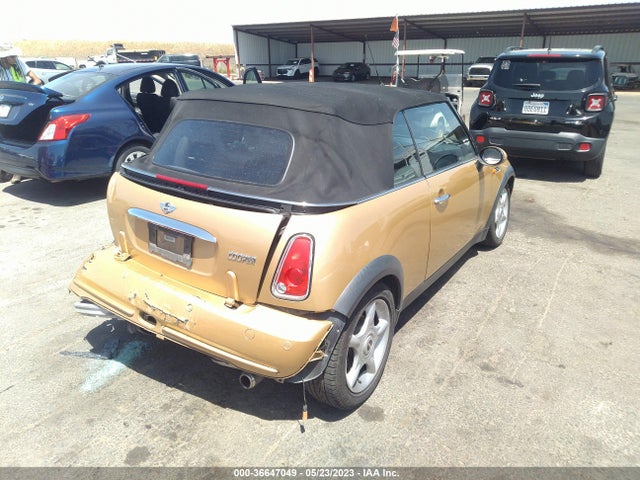 2005 MINI COOPER CONVERTIBLE VIN: WMWRF33415TG11196