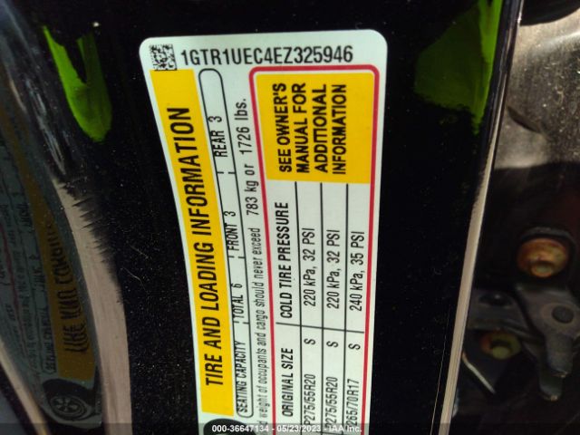 1GTR1UEC4EZ325946 GMC Sierra 1500 Sle