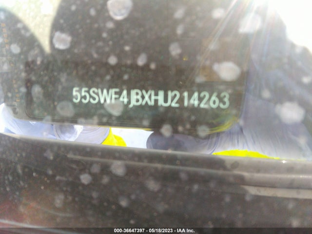 55SWF4JBXHU214263 Mercedes-Benz C-class C 300