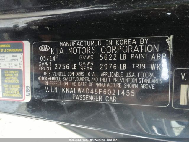 KNALW4D48F6021455 KIA K900 Luxury