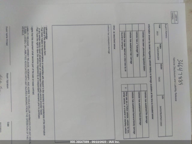 2023 Volkswagen Taos, VIN: 3VVSX7B2XPM313660
