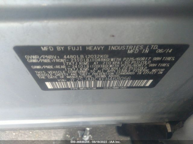 JF2SJABCXFH468056 Subaru Forester 2.5i