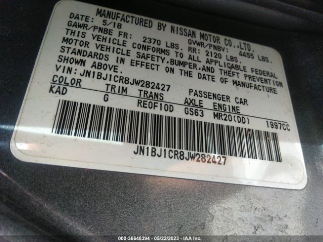 JN1BJ1CR8JW282427 Nissan Rogue Sport S