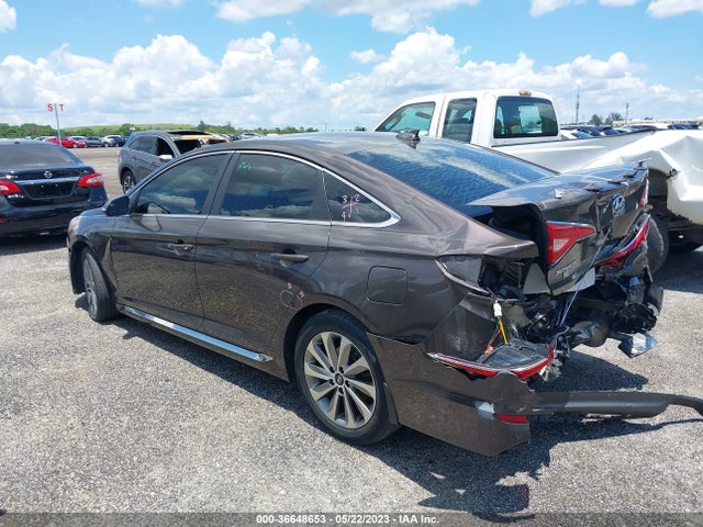 2016 HYUNDAI SONATA 2.4L SPORT VIN: 5NPE34AF3GH377572