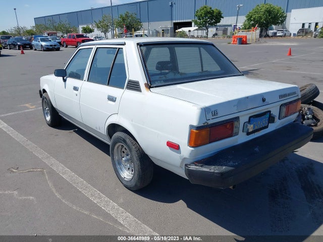1981 TOYOTA COROLLA DELUXE VIN: JT2TE72E0B0668604