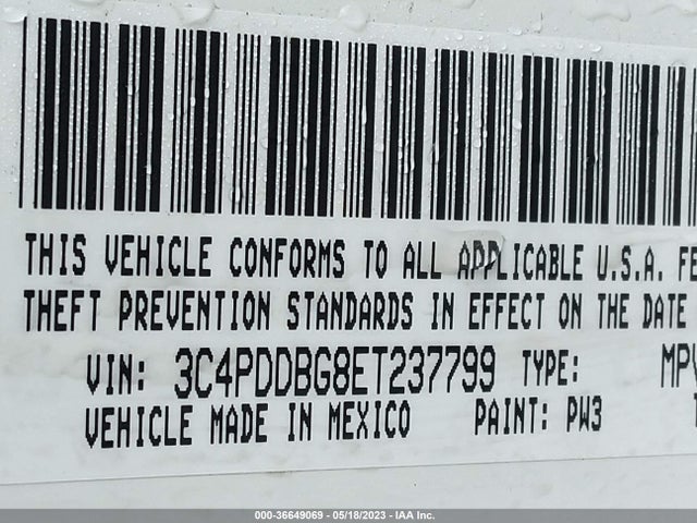 Dodge Journey Sxt 2014 3C4PDDBG8ET237799 Image 9
