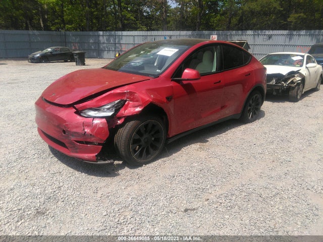 2021 TESLA MODEL Y LONG RANGE VIN: 5YJYGAEE4MF294244