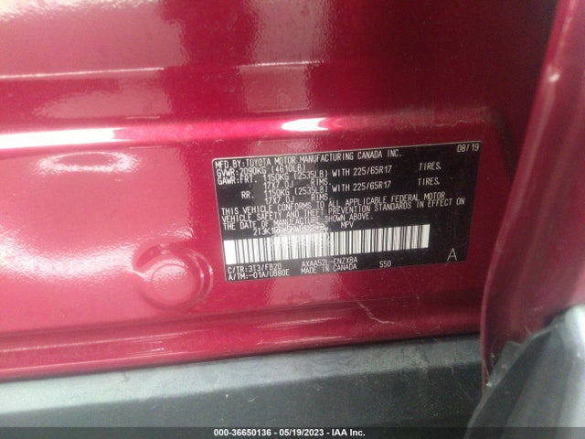 Toyota RAV4 LE 2019 2T3K1RFV5KW048878 Image 9