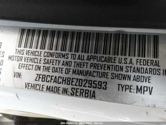 ZFBCFACH8EZ029593 Fiat 500l Lounge