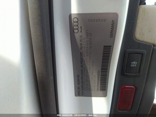 WAUDNAF40HN046331 Audi A4 Season Of Audi Premium