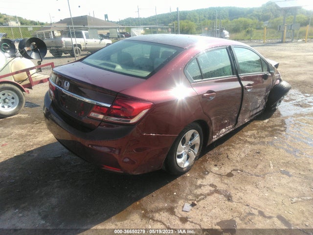 Honda Civic Sedan Lx 2014 2HGFB2F56EH533820 Image 4