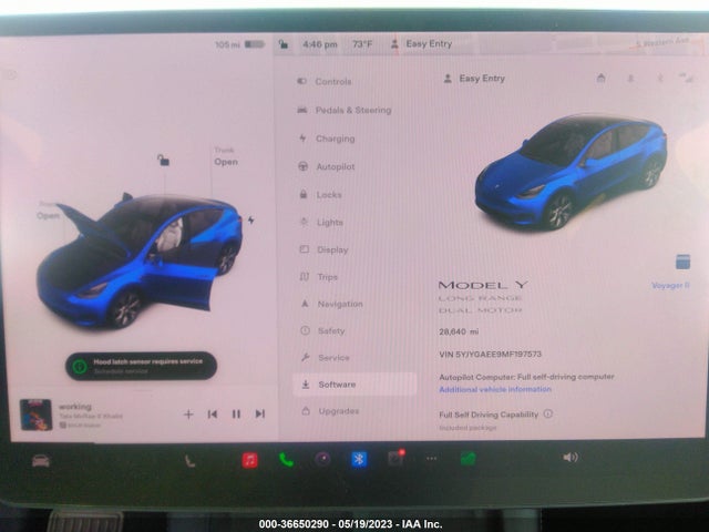 5YJYGAEE9MF197573 Tesla Model Y Long Range