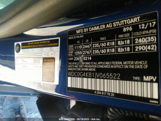 WDC0G4KB1JV065522 Mercedes-Benz Glc Glc 300