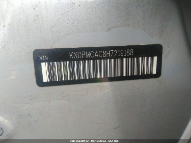 KNDPMCAC8H7219188 KIA Sportage Lx