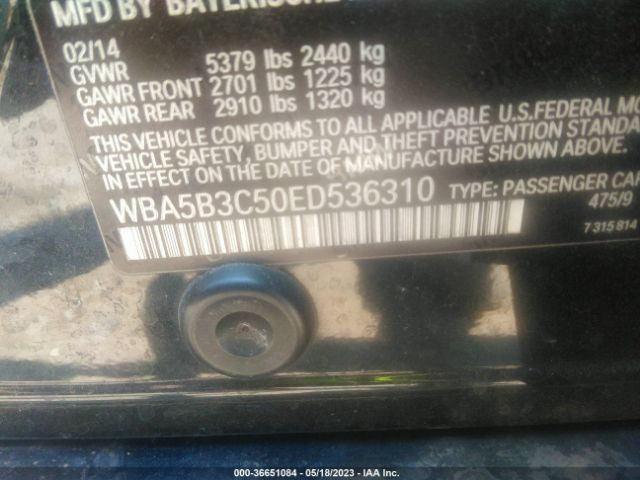 WBA5B3C50ED536310 BMW 5 Series 535i Xdrive