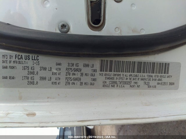 1C6RR6LTXFS583297 RAM 1500 Lone Star