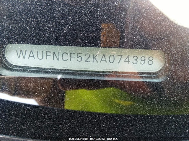 WAUFNCF52KA074398 Audi A5 Sportback Prestige