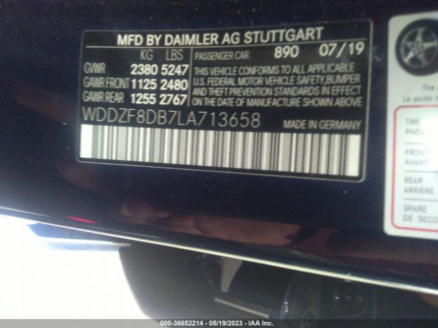 WDDZF8DB7LA713658 Mercedes-Benz E-class E 350