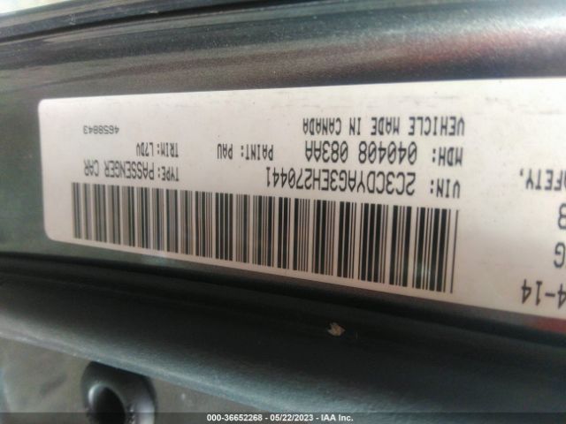 2C3CDYAG3EH270441 Dodge Challenger Sxt