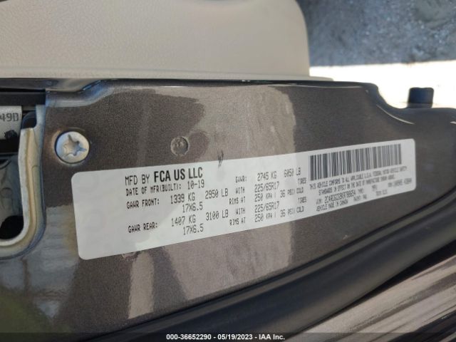 2C4RDGCG9KR788654 Dodge Grand Caravan Sxt