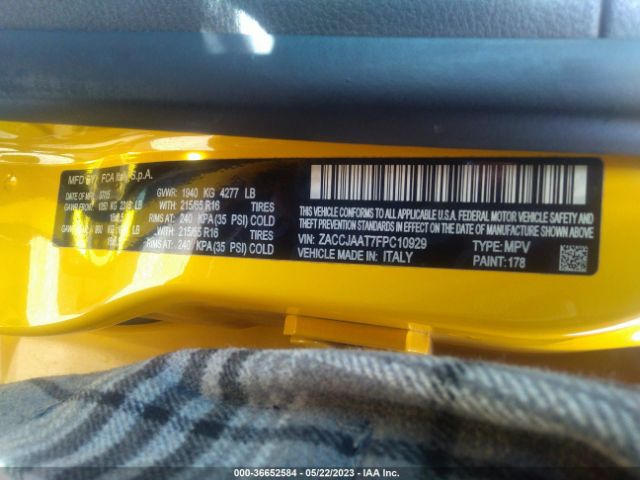 ZACCJAAT7FPC10929 Jeep Renegade Sport