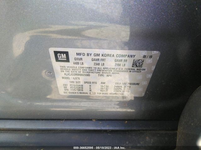 KL4CJGSM8KB925565 Buick Encore Essence